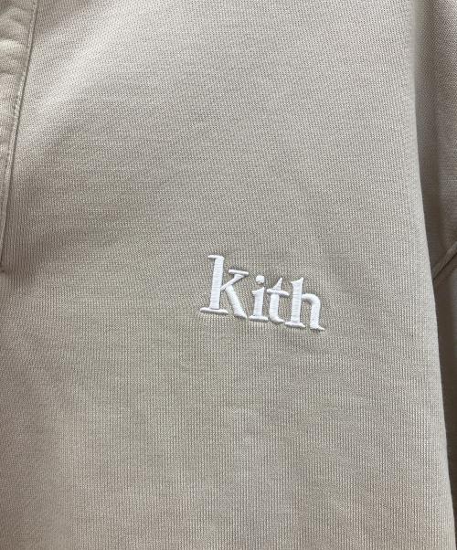 KITH（キス）KITH (キス) Wilson (ウィルソン) WILLIAMS Ⅳ HOODIE/ウィリアムスフーディ カーキ サイズ:XSの古着・服飾アイテム