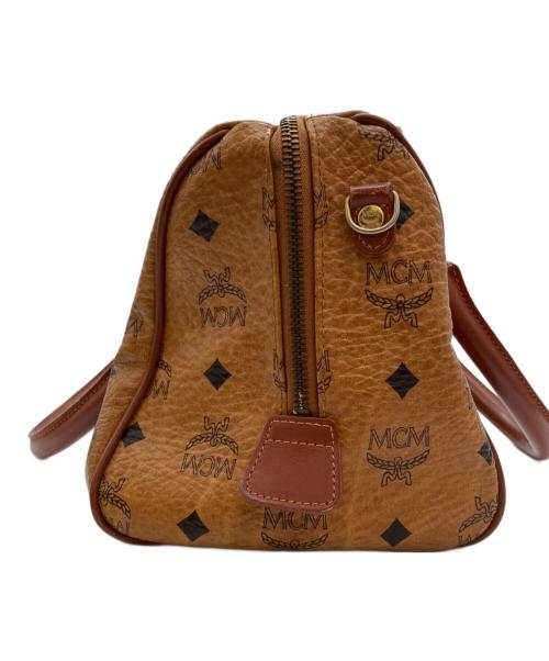 MCM（エムシーエム）MCM (エムシーエム) ボストンバッグ ブラウンの古着・服飾アイテム