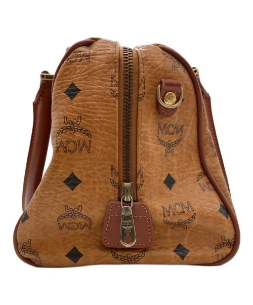 MCM（エムシーエム）MCM (エムシーエム) ボストンバッグ ブラウンの古着・服飾アイテム