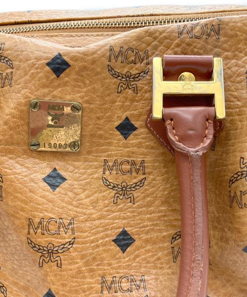 MCM（エムシーエム）MCM (エムシーエム) ボストンバッグ ブラウンの古着・服飾アイテム