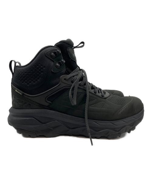 HOKAONEONE（ホカオネオネ）HOKAONEONE (ホカオネオネ) CHALLENGER MID GTX WIDEブーツ ブラック サイズ:26.5の古着・服飾アイテム