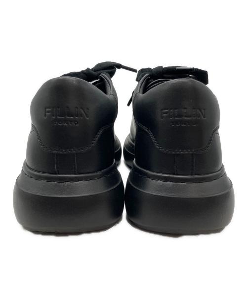 FILLIN（フィルイン）FILLIN (フィルイン) LUCENT 厚底ローカットスニーカー ブラック サイズ:26の古着・服飾アイテム