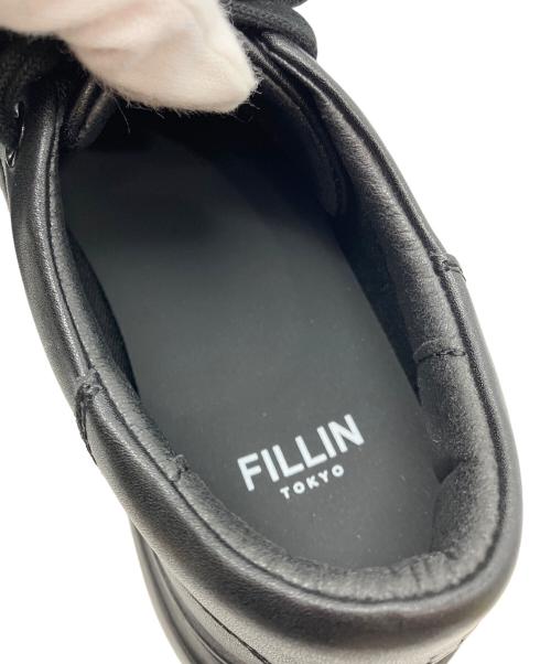 FILLIN（フィルイン）FILLIN (フィルイン) LUCENT 厚底ローカットスニーカー ブラック サイズ:26の古着・服飾アイテム