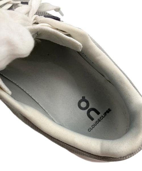 on（オン）on (オン) Cloudeclipse M Alloy スニーカー ホワイト×グレー サイズ:26.5の古着・服飾アイテム