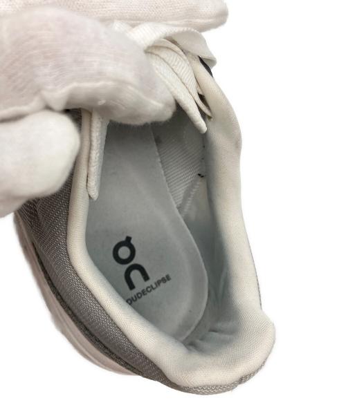 on（オン）on (オン) Cloudeclipse M Alloy スニーカー ホワイト×グレー サイズ:26.5の古着・服飾アイテム