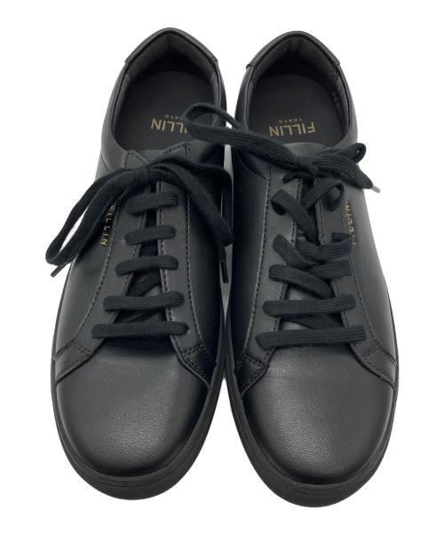 FILLIN（フィルイン）FILLIN (フィルイン) CLASSIC 厚底ローカットスニーカー ブラック サイズ:26の古着・服飾アイテム