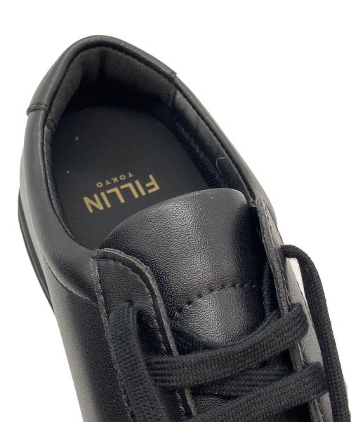 FILLIN（フィルイン）FILLIN (フィルイン) CLASSIC 厚底ローカットスニーカー ブラック サイズ:26の古着・服飾アイテム