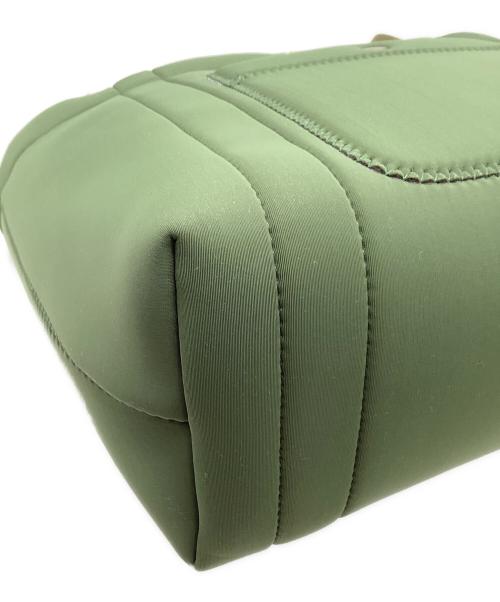 A.D.M.J.（エーディーエムジェイ）A.D.M.J. (エーディーエムジェイ) THE MAGIC LIGHT/TRICOT W SHOULDER TOTEBAG グリーンの古着・服飾アイテム