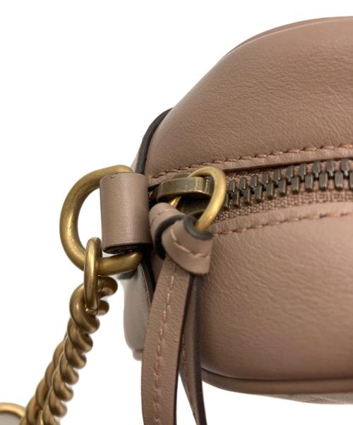 GUCCI（グッチ）GUCCI (グッチ) GGマーモント スモール カメラバッグ ベージュの古着・服飾アイテム