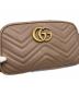 中古・古着 GUCCI (グッチ) GGマーモント スモール カメラバッグ ベージュ：90000円