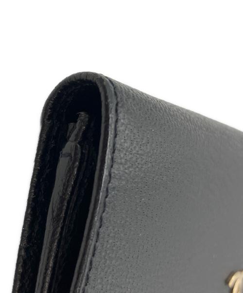 CHANEL（シャネル）CHANEL (シャネル) ココマーク金具 2つ折り財布 ブラックの古着・服飾アイテム