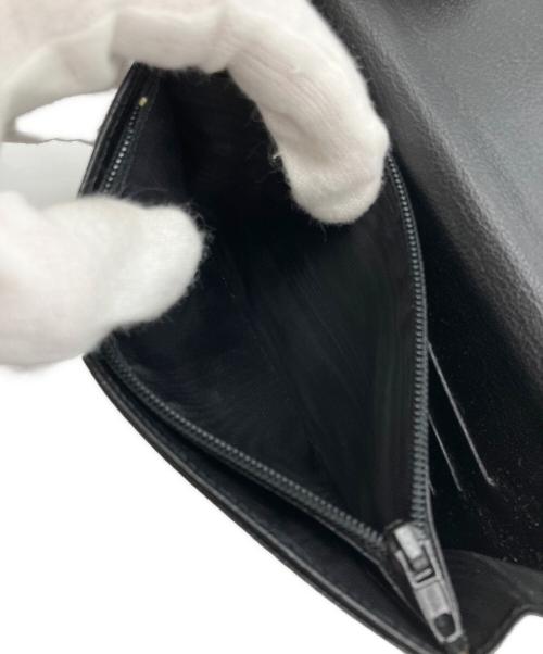 CHANEL（シャネル）CHANEL (シャネル) ココマーク金具 2つ折り財布 ブラックの古着・服飾アイテム