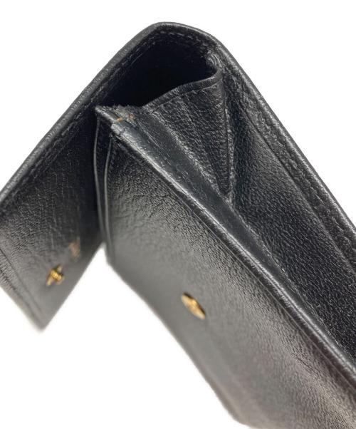 CHANEL（シャネル）CHANEL (シャネル) ココマーク金具 2つ折り財布 ブラックの古着・服飾アイテム