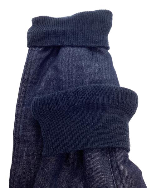 ALPHA（アルファ）ALPHA (アルファ) BACK NUMBER (バックナンバー) KAIHARA DENIM (カイハラ デニム) WASHI DENIM MA-1 ジャケット インディゴ サイズ:Mの古着・服飾アイテム