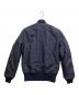 ALPHA (アルファ) BACK NUMBER (バックナンバー) KAIHARA DENIM (カイハラ デニム) WASHI DENIM MA-1 ジャケット インディゴ サイズ:M：6000円