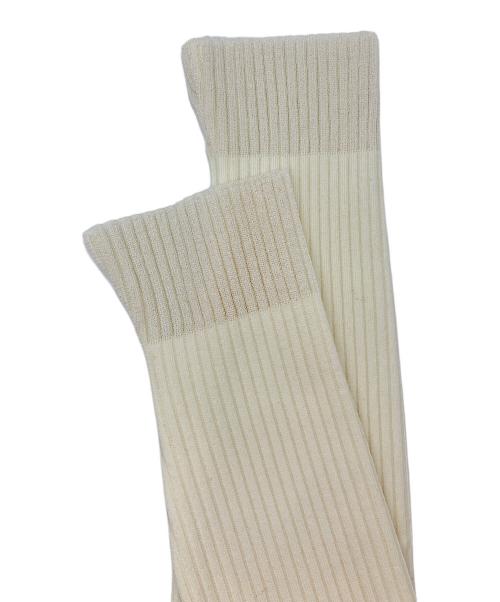 UNITED TOKYO（ユナイテッドトーキョー）UNITED TOKYO (ユナイテッドトーキョー) クリアコンビVネックニット ホワイト サイズ:freeサイズの古着・服飾アイテム