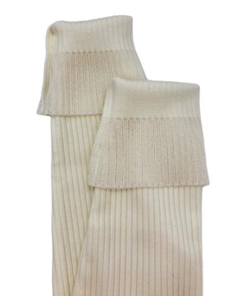 UNITED TOKYO（ユナイテッドトーキョー）UNITED TOKYO (ユナイテッドトーキョー) クリアコンビVネックニット ホワイト サイズ:freeサイズの古着・服飾アイテム