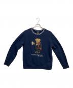 POLO RALPH LAURENポロ・ラルフローレン）の古着「ポロベアスウェット」｜ネイビー