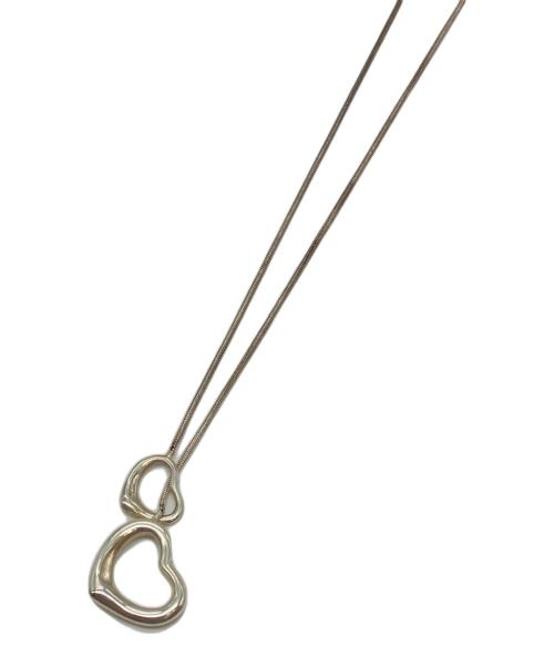 TIFFANY & Co.（ティファニー アンド コー）Tiffany & Co. (ティファニー アンド コー) ダブルオープンハートラリアット ネックレス シルバーの古着・服飾アイテム
