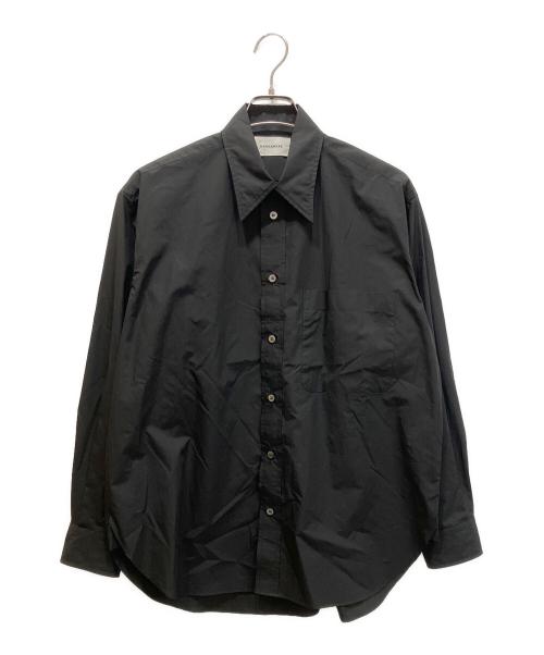 MARKWARE（マーカウェア）MARKWARE (マーカウェア) ワーカーシャツオーガニックギザコットンタイプライター ブラック サイズ:1の古着・服飾アイテム