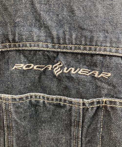 ROCA WEAR（ロカウェア）ROCA WEAR (ロカウェア) デニムジャケット ブラック サイズ:XLの古着・服飾アイテム