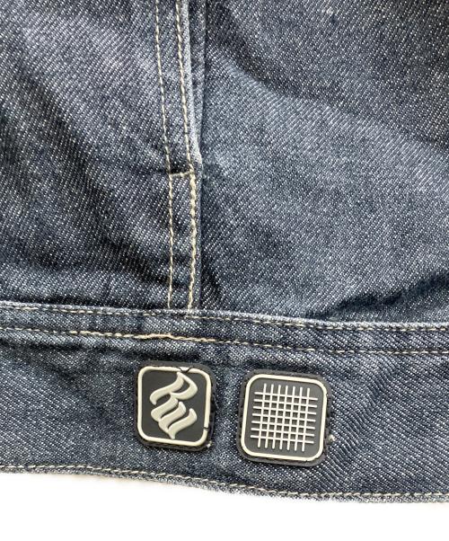 ROCA WEAR（ロカウェア）ROCA WEAR (ロカウェア) デニムジャケット ブラック サイズ:XLの古着・服飾アイテム