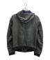 DOLCE & GABBANA (ドルチェ＆ガッバーナ) ラムレザー フーデッドジャケット ブラック サイズ:44：50000円