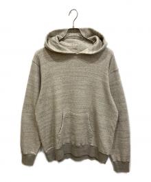 UNDYED（アンダイド）の古着「URAKE HOODIE 裏毛フーディ」｜ライトグレー