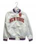 MITCHELL & NESS（ミッチェルアンドネス）の古着「NEW YORK KNICKS スタジャン」｜ホワイト