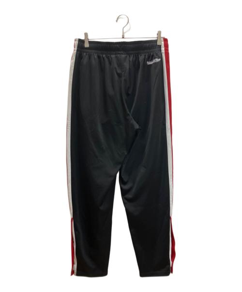 MITCHELL & NESS（ミッチェルアンドネス）MITCHELL & NESS (ミッチェルアンドネス) COLOR BLOCKED TRACK PANTS トラックパンツ ブラック×レッド サイズ:Ｍの古着・服飾アイテム