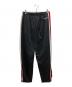 MITCHELL & NESS (ミッチェルアンドネス) COLOR BLOCKED TRACK PANTS トラックパンツ ブラック×レッド サイズ:Ｍ：7000円