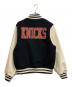 MITCHELL & NESS (ミッチェルアンドネス) VARSITY JACKET NEW TORK KNICS スタジャン ブラック×ベージュ サイズ:M：12000円