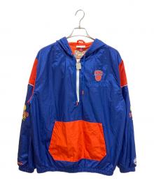 MITCHELL & NESS（ミッチェルアンドネス）の古着「NEW TORK KNICS アノラックパーカー」｜レッド×オレンジ