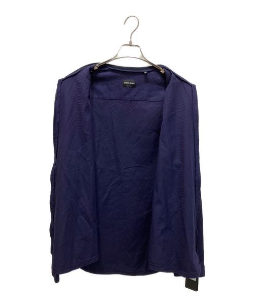 GIORGIO ARMANI（ジョルジョアルマーニ）GIORGIO ARMANI (ジョルジョアルマーニ) ジップアップジャケット ネイビー サイズ:44の古着・服飾アイテム