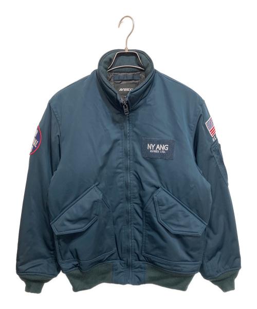 AVIREX（アヴィレックス）AVIREX (アヴィレックス) NEWYORK A.N.G JACKET 106RW 中綿ジャケット ネイビー サイズ:Lの古着・服飾アイテム