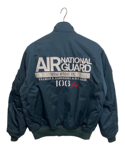 AVIREX（アヴィレックス）AVIREX (アヴィレックス) NEWYORK A.N.G JACKET 106RW 中綿ジャケット ネイビー サイズ:Lの古着・服飾アイテム