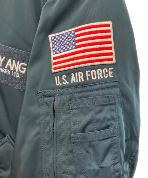 AVIREX（アヴィレックス）AVIREX (アヴィレックス) NEWYORK A.N.G JACKET 106RW 中綿ジャケット ネイビー サイズ:Lの古着・服飾アイテム