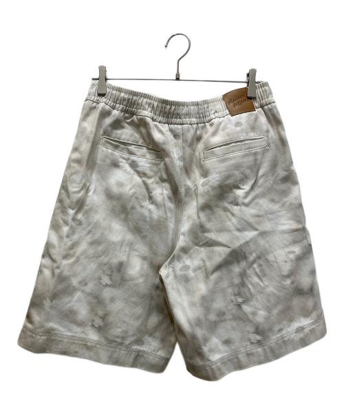 maison kitsune（メゾンキツネ）maison kitsune (メゾンキツネ) 花柄プリント デニムショーツ ベージュ×ホワイト サイズ:30の古着・服飾アイテム