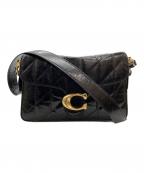 COACHコーチ）の古着「チェーンタビーショルダーバッグ」｜ブラック