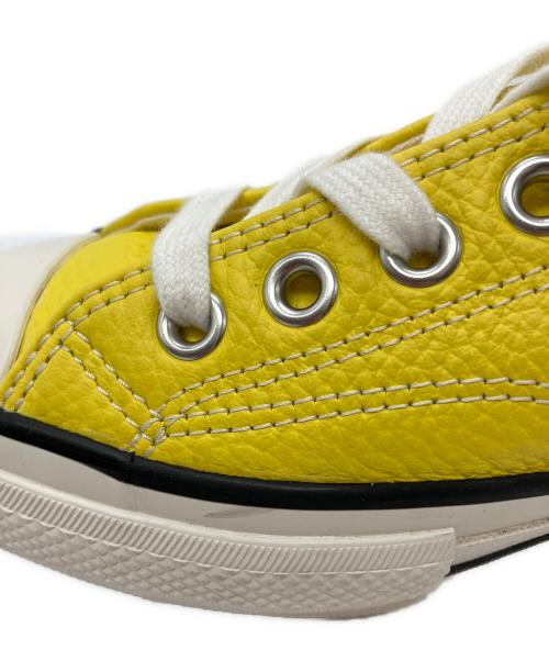 CONVERSE ADDICT（コンバース アディクト）CONVERSE ADDICT (コンバース アディクト) CHUCK TAYLOR LEATHER OX ローカットスニーカー　/　チャックテイラー レザー OX イエロー サイズ:24の古着・服飾アイテム