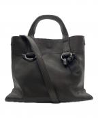 discord Yohji Yamamotoディスコード ヨウジヤマモト）の古着「Zipper shoulder 2WAYショルダーバッグ」｜ブラック