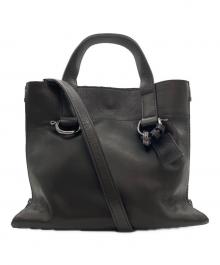 discord Yohji Yamamoto（ディスコード ヨウジヤマモト）の古着「Zipper shoulder 2WAYショルダーバッグ」｜ブラック