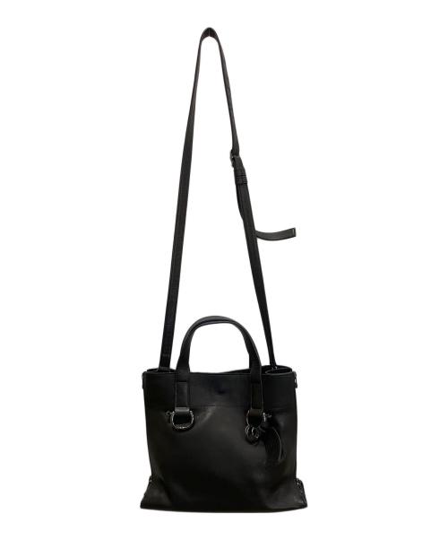 discord Yohji Yamamoto（ディスコード ヨウジヤマモト）discord Yohji Yamamoto (ディスコード ヨウジヤマモト) Zipper shoulder 2WAYショルダーバッグ ブラックの古着・服飾アイテム