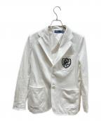 POLO RALPH LAURENポロ・ラルフローレン）の古着「25SS ロゴクレストコットンジャージーブレザー」｜ホワイト