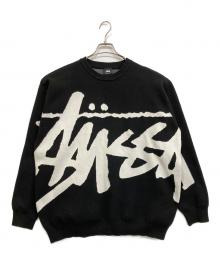 stussy（ステューシー）の古着「Stock Sweater」｜ブラック