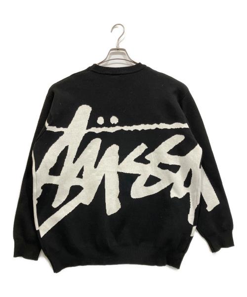 stussy（ステューシー）stussy (ステューシー) Stock Sweater ブラック サイズ:Lの古着・服飾アイテム