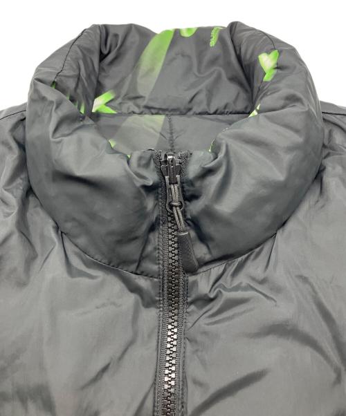 SUPREME（シュプリーム）SUPREME (シュプリーム) Watches Reversible Puffy Jacket ブラック×グリーン サイズ:Lの古着・服飾アイテム