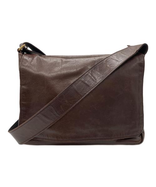 DAKOTA BLACK LABEL（ダコタブラックレーベル）DAKOTA BLACK LABEL (ダコタブラックレーベル) ホースト レザー ショルダーバッグ B5 ブラウンの古着・服飾アイテム