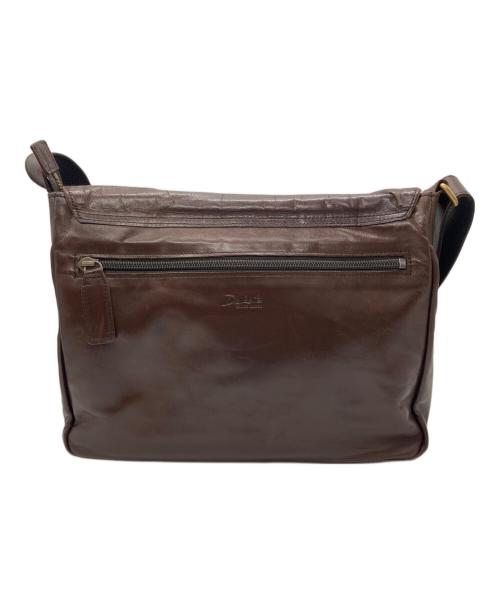 DAKOTA BLACK LABEL（ダコタブラックレーベル）DAKOTA BLACK LABEL (ダコタブラックレーベル) ホースト レザー ショルダーバッグ B5 ブラウンの古着・服飾アイテム