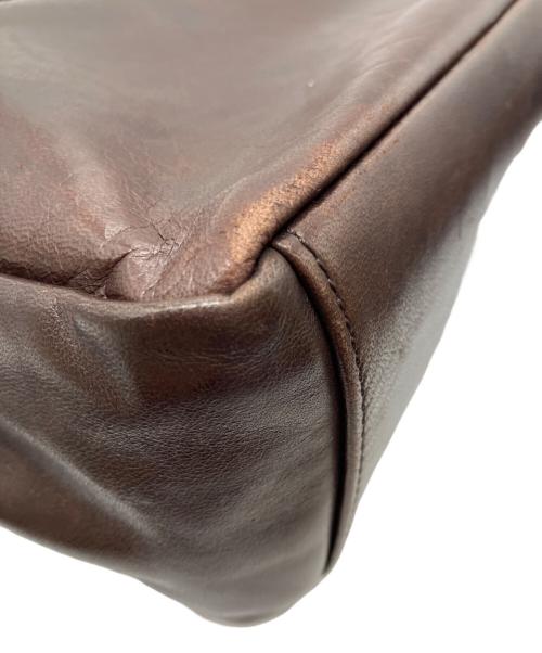 DAKOTA BLACK LABEL（ダコタブラックレーベル）DAKOTA BLACK LABEL (ダコタブラックレーベル) ホースト レザー ショルダーバッグ B5 ブラウンの古着・服飾アイテム